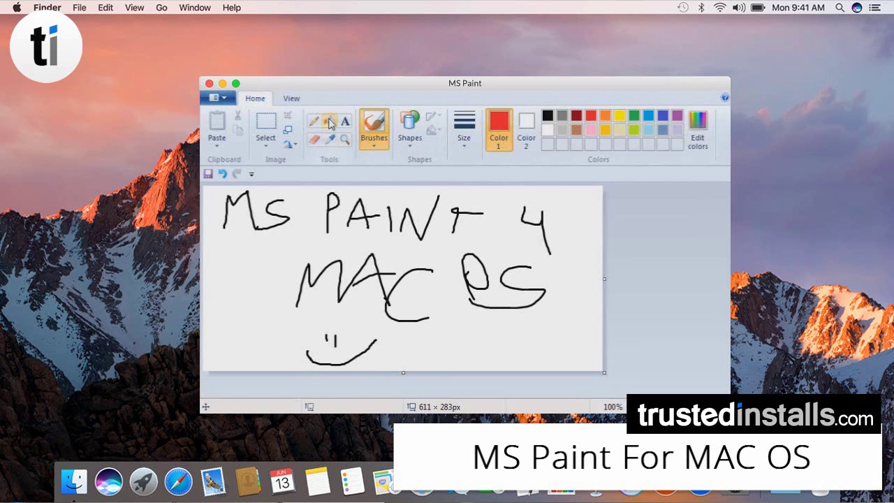 Ms paint for mac download